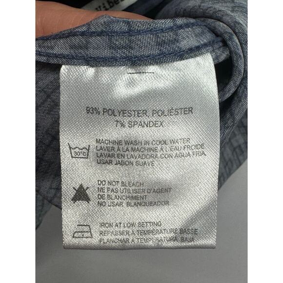 C-Lab NYC Men's Long Sleeve 4-Way Stretch Slim Fit Plaid Dress Shirt - Size M - Picture 4 of 4